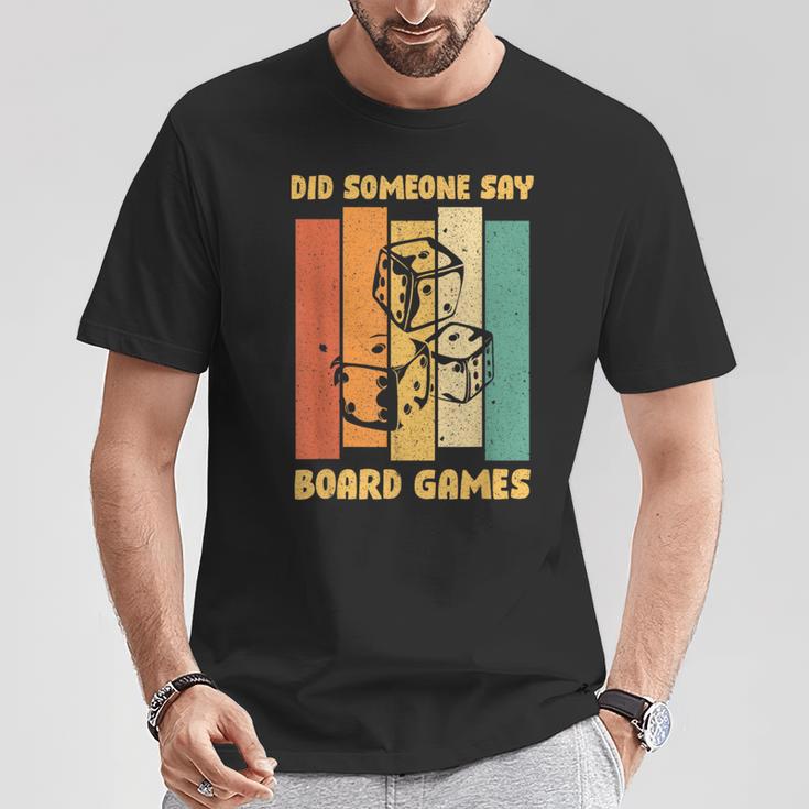 Board Game Evening Toy Figure Board Games T-Shirt Lustige Geschenke