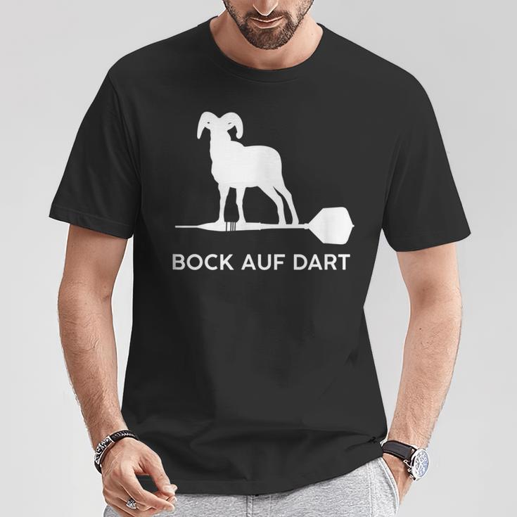 Bock Auf Dart Darts Accessory T-Shirt Lustige Geschenke