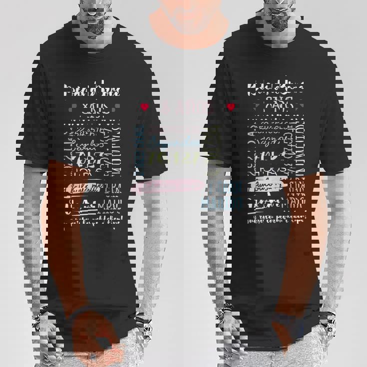 Bodas De Bronce 8 Años Aniversario De Boda Regalo Camiseta unisex Regalos divertidos