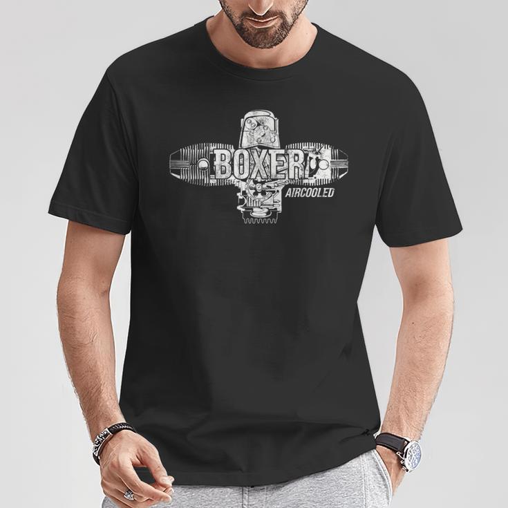 Boxer Aircooled R Series Twin Cylinder Boxer Engine Motorcycle T-Shirt Lustige Geschenke