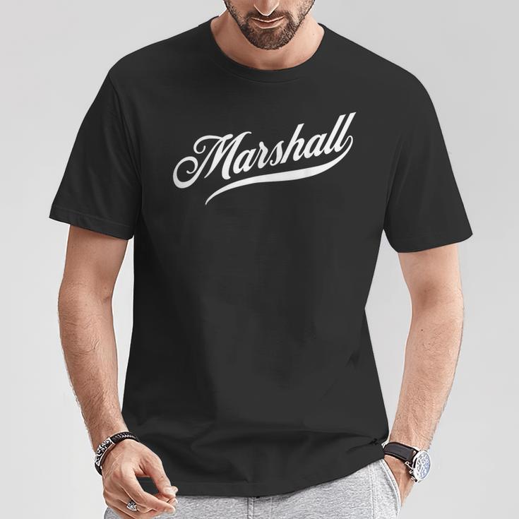 Boys First Name Marshall Idea T-Shirt Lustige Geschenke