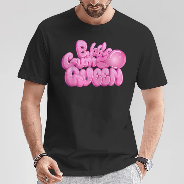 Bubblegum Queen I Bubblegum Chewing Candy Sweet T-Shirt Lustige Geschenke