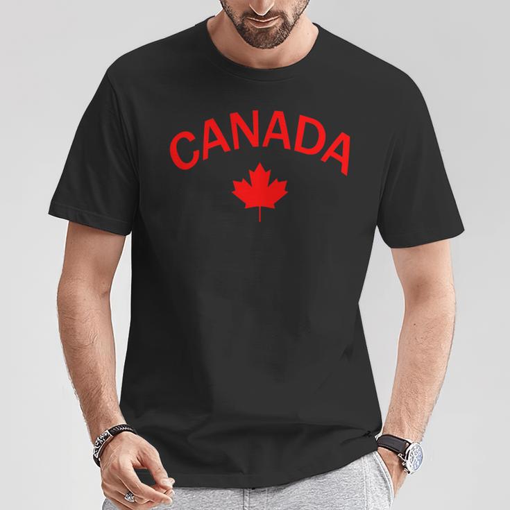 Canada Canada Flag Maple Leaf Canadian Proud Canadian T-Shirt Lustige Geschenke