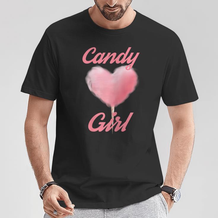 Candy Floss Women's Girls Juniors Women's T-Shirt Lustige Geschenke