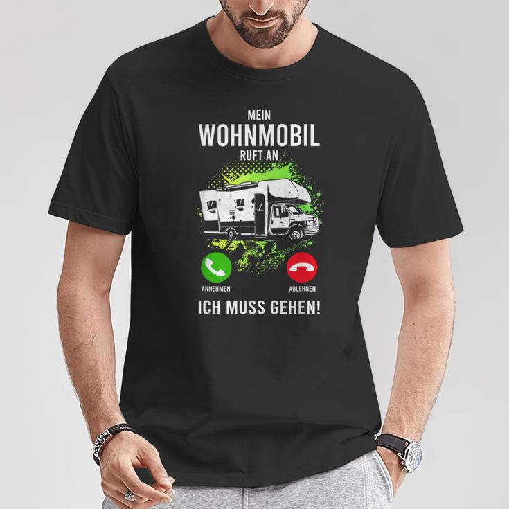 My Caravan Call An Camper Motorhome Camping Bus T-Shirt Lustige Geschenke