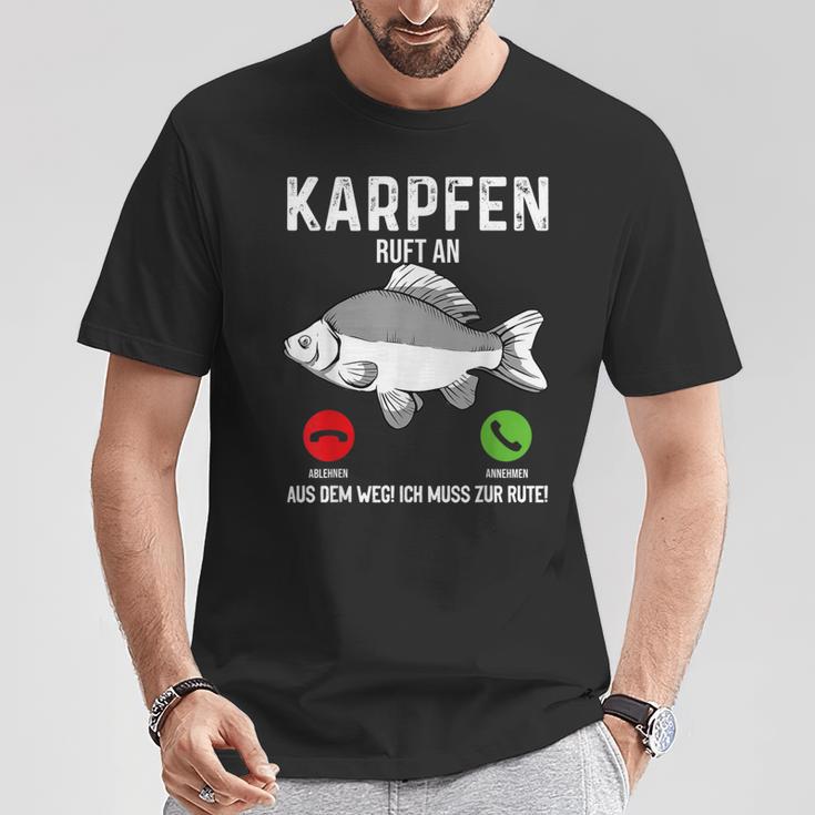 Carp Fishing I Saying Angler Dad Carp Fishing T-Shirt Lustige Geschenke