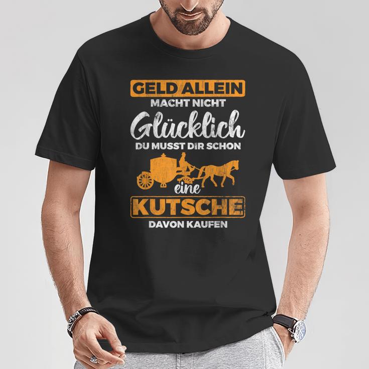 Carriage Make Happy Horse Carriage Coach T-Shirt Lustige Geschenke