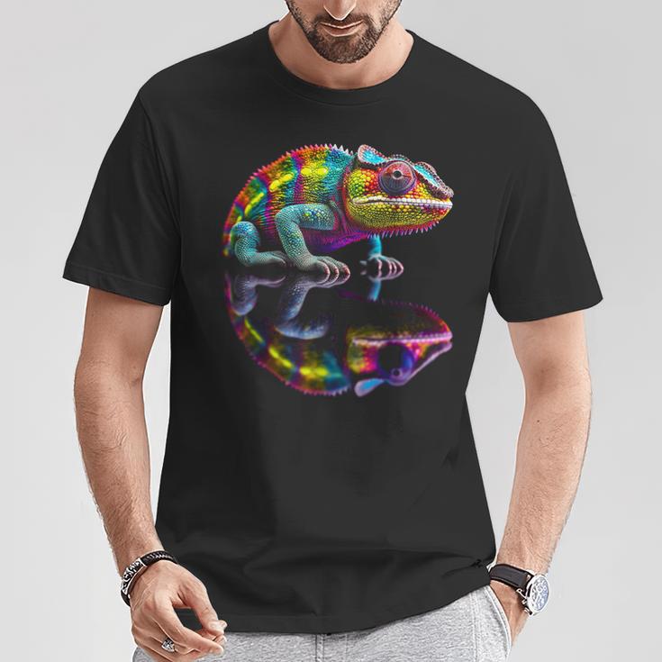 Chameleon Animal Graphic Illustration Chameleon T-Shirt Lustige Geschenke