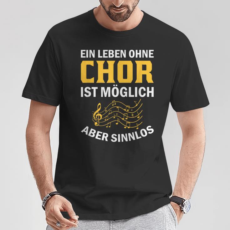 Choir Chor Ladder Choir Singerocal Chorprobe Singing T-Shirt Lustige Geschenke