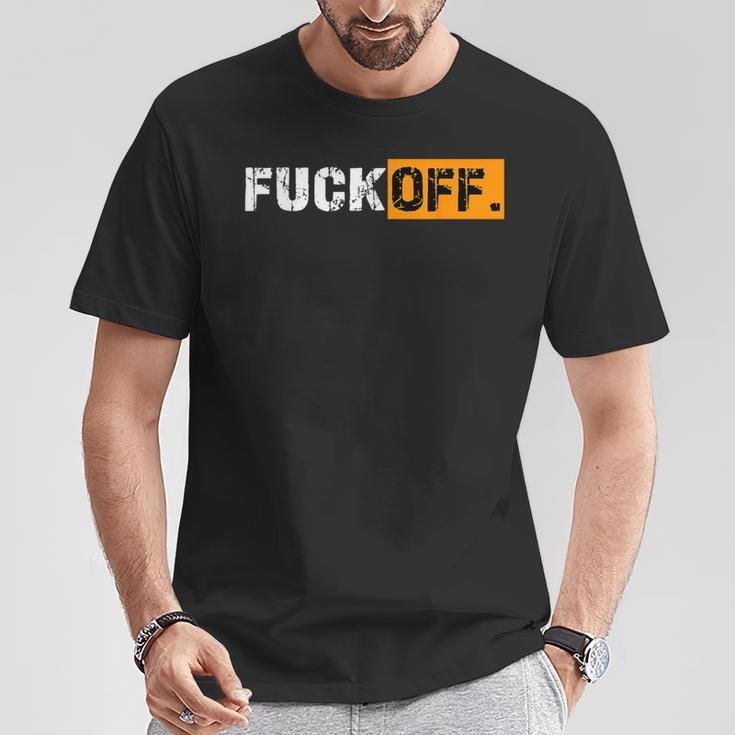 Classic Fack Off T-Shirt Lustige Geschenke