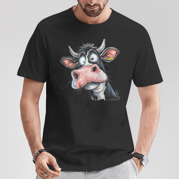 Colourful Cow I Cow T-Shirt Lustige Geschenke