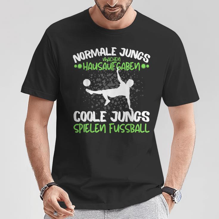 Cool Jung Spielnen Fußball T-Shirt Lustige Geschenke