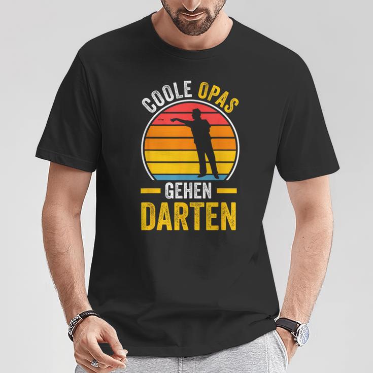 Cool Opas Going Dart Grandpa Dart T-Shirt Lustige Geschenke