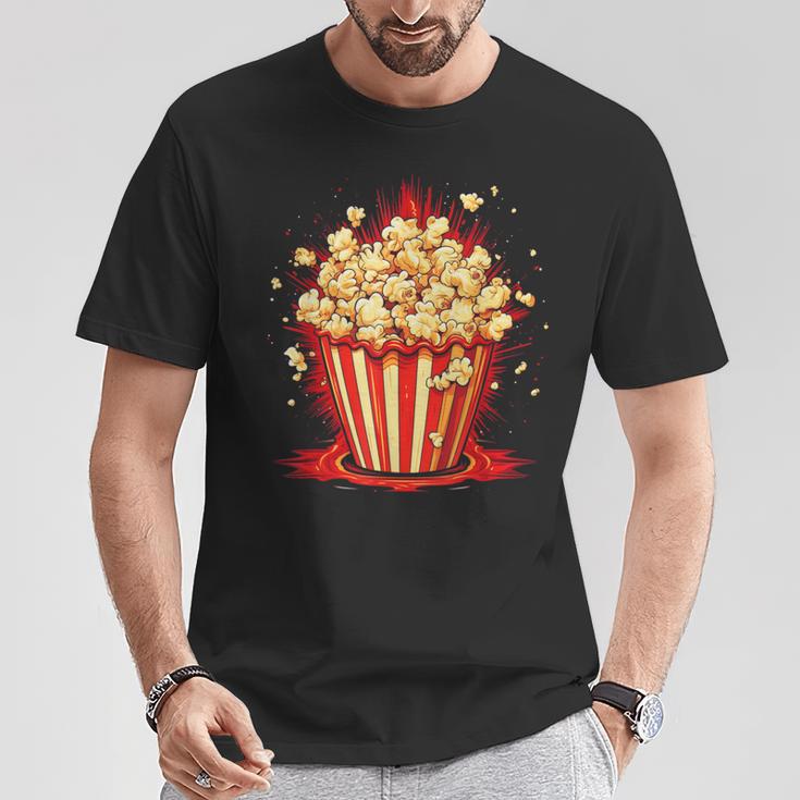 Cool Popcorn Container T-Shirt Lustige Geschenke