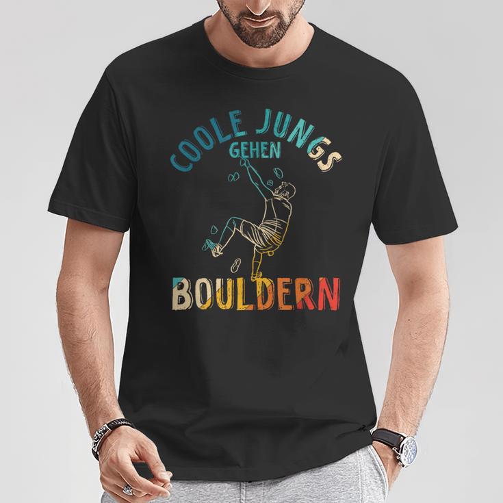 Coole Boys Go Bouldering Climbing Children's T-Shirt Lustige Geschenke