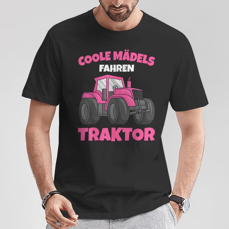 Coole Mädels Driving Tractor Children's Girls' T-Shirt Lustige Geschenke