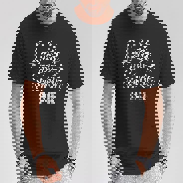 Coolste Big Sister Big Sister Sis Siblings T-Shirt Lustige Geschenke