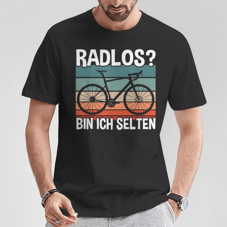 Cycling Fahrradfahrer Radlos Bin Ich Selten T-Shirt Lustige Geschenke