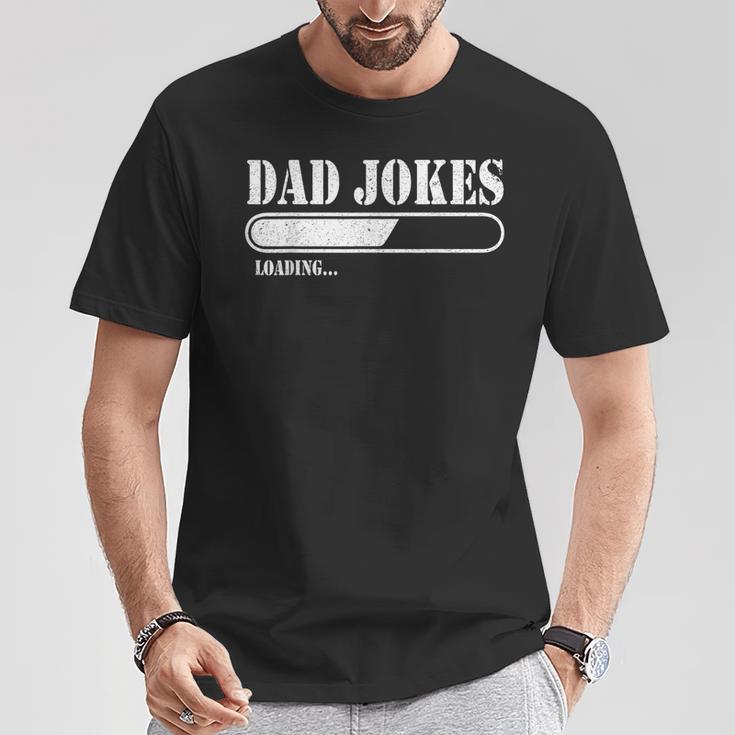 Dad Jokes Loading T-Shirt Lustige Geschenke