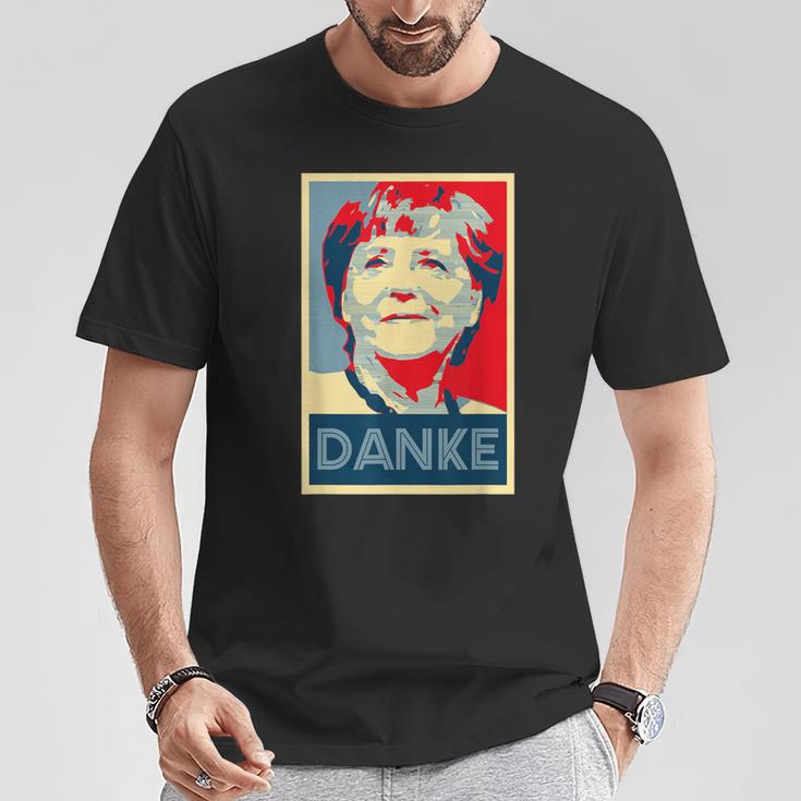 Danke Bundeskanzler Angela Merkel T-Shirt Lustige Geschenke