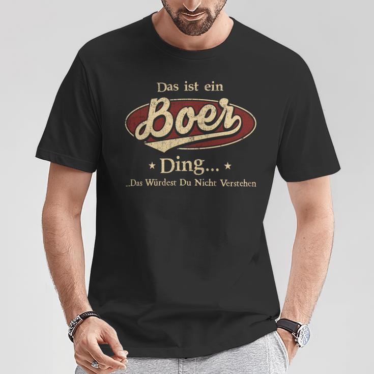 Das Ist Ein Boer Ding Das Würdest Du Nicht Verstehen Boer Name T-Shirt Lustige Geschenke