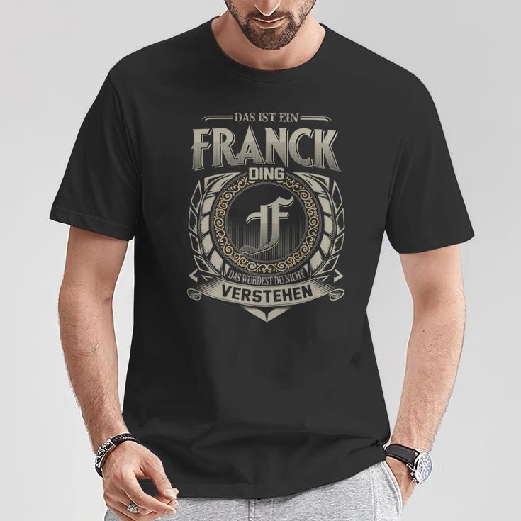 Das Ist Ein Franck Ding Franck Name T-Shirt Lustige Geschenke