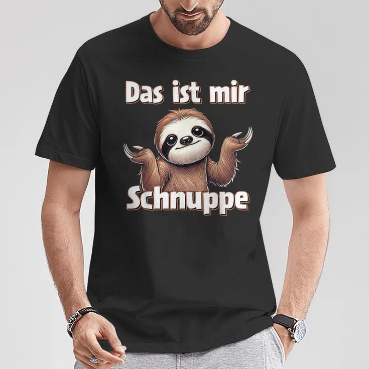 Das Ist Mir Schnuppe Sloth Motif With Sloth T-Shirt Lustige Geschenke