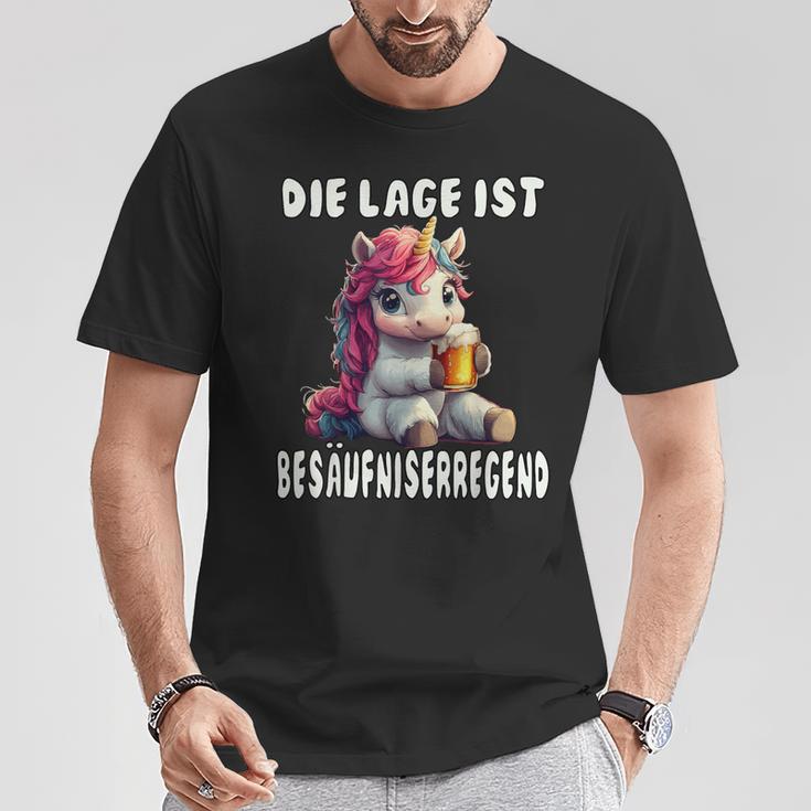 Die Lage Ist Besäufniserregend Carnival Costume T-Shirt Lustige Geschenke