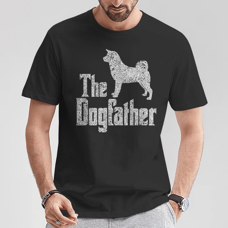 The Dogfather Akita Inu Dog Silhouette T-Shirt Lustige Geschenke