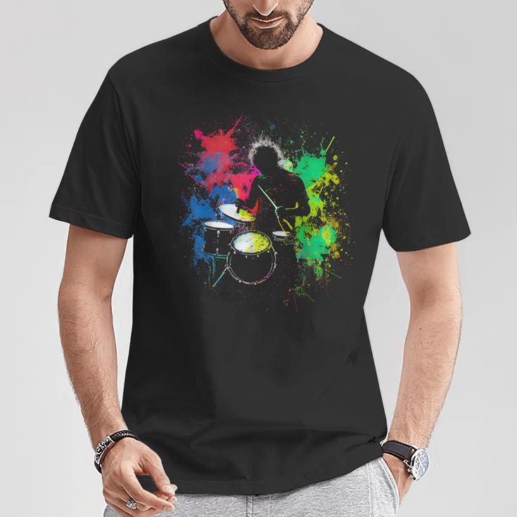 Drummer Musician Drummer For Drummers T-Shirt Lustige Geschenke