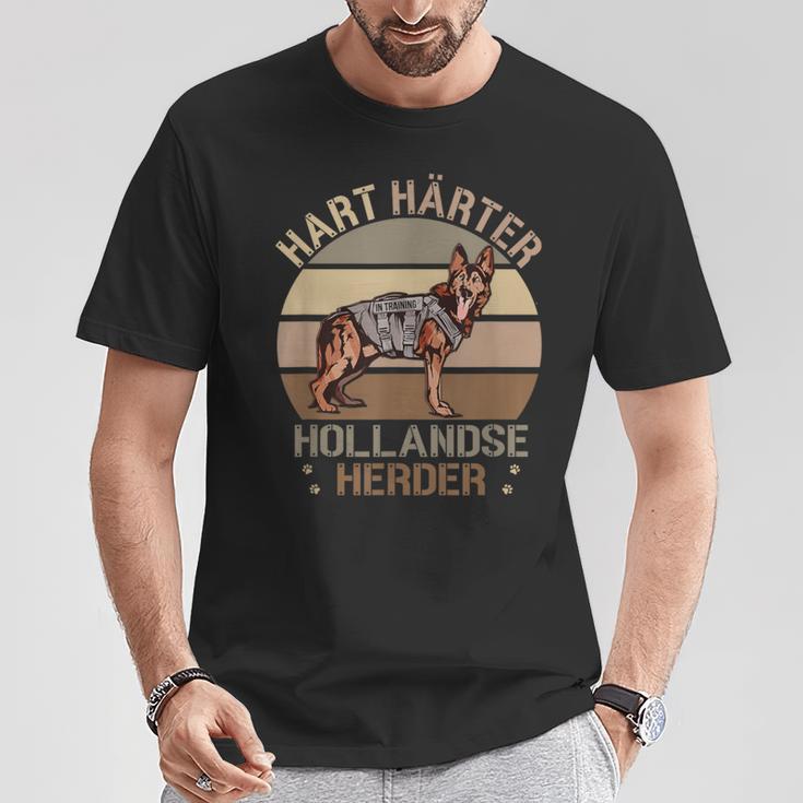 Dutch German Shepherd Hard Hardener Hollandse Herder Dog T-Shirt Lustige Geschenke