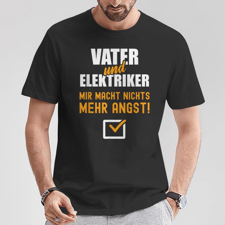 Electrician Father Dad Birth T-Shirt Lustige Geschenke