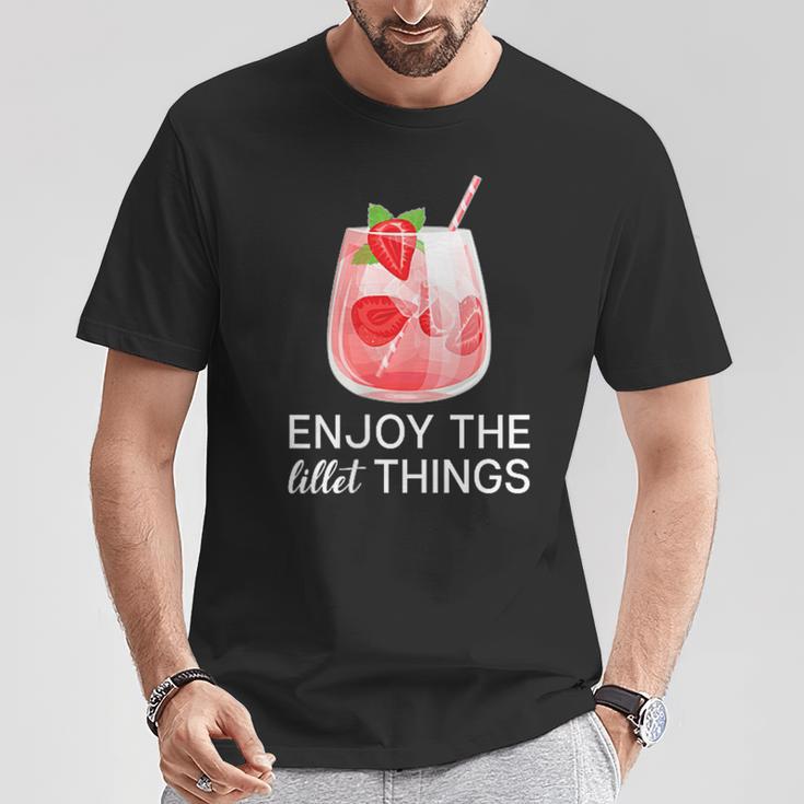 Enjoy The Lillet Things X Little Cocktail Girls' Evening Jga T-Shirt Lustige Geschenke