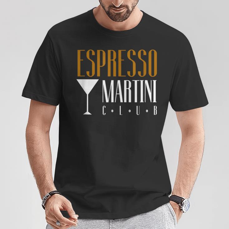 Espresso Martini Club Coffee Cocktail Cafe Coffee Bar Team T-Shirt Lustige Geschenke