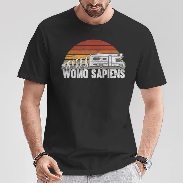 Evolution Caravan Camping Womo Sapiens T-Shirt Lustige Geschenke