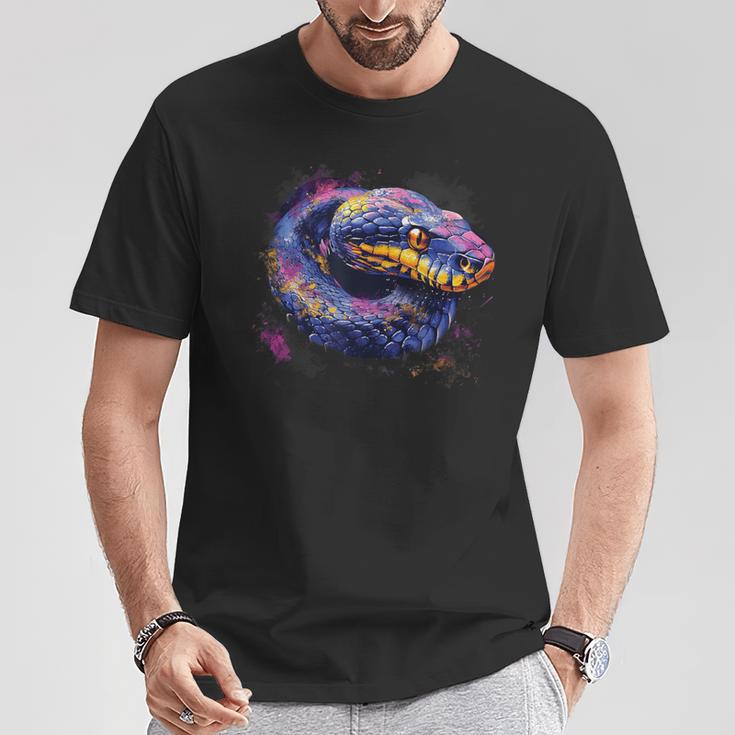 Exotic Python And Snakes T-Shirt Lustige Geschenke