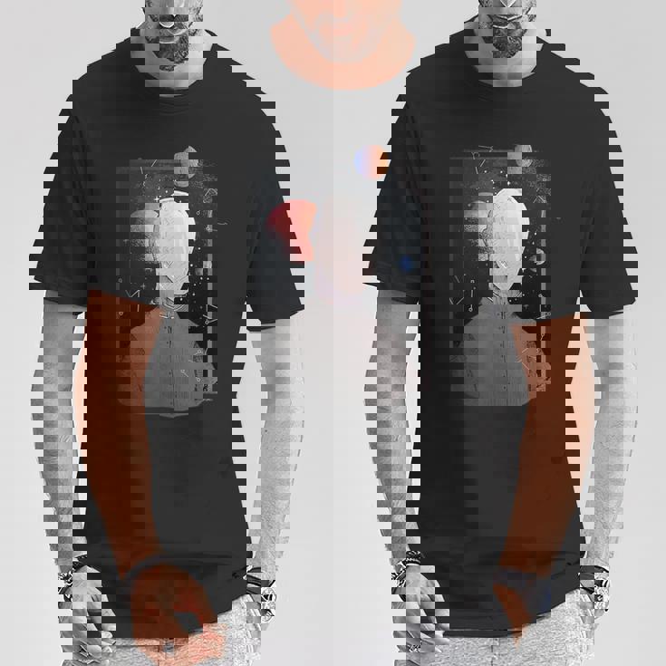 Faceless Man Planet Astronaut -Astral Cosmic Space T-Shirt Unique Gifts