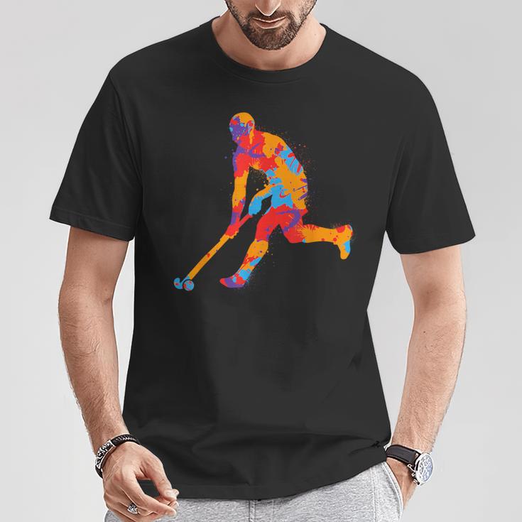 Field Hockey Colourful Hockey Player Children's Hockey Boys T-Shirt Lustige Geschenke