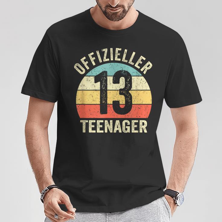 Finally 13Th Birthday Boy Girl Official Nager S T-Shirt Lustige Geschenke