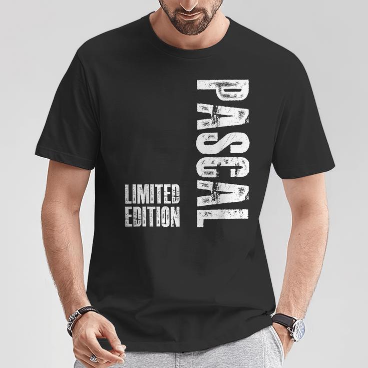 First Name Limited Edition Birthday For Pascal T-Shirt Lustige Geschenke