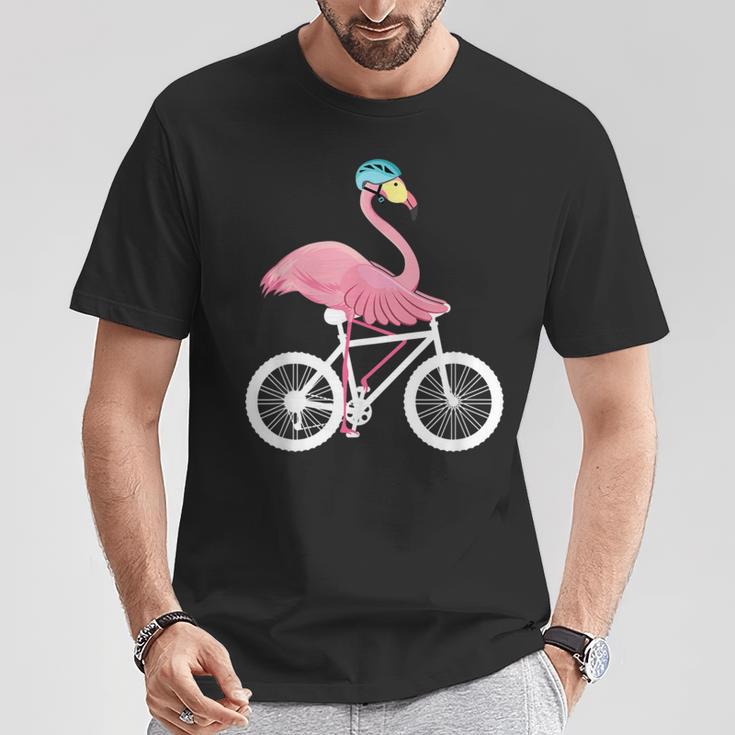 Flamingo Bicycle Bike Flamingo T-Shirt Lustige Geschenke