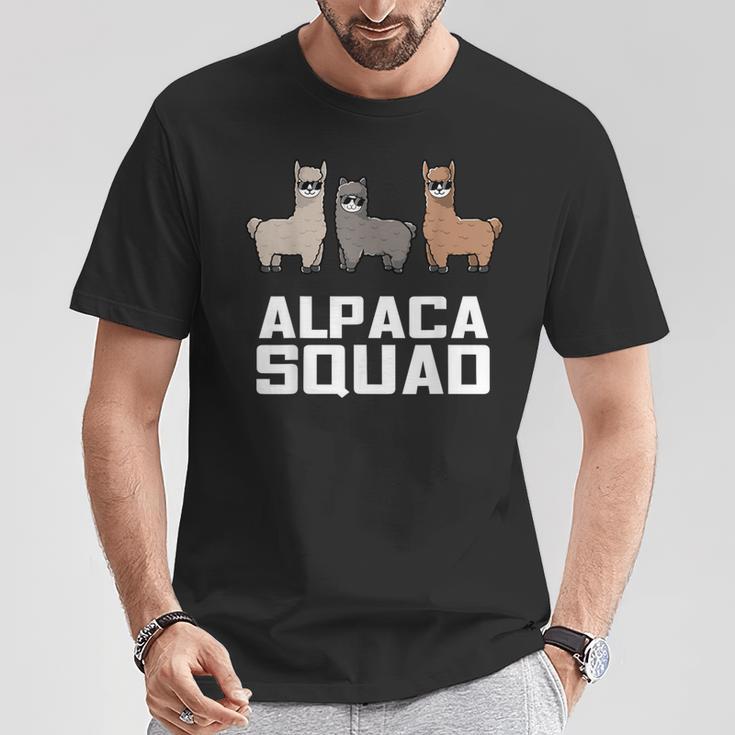 Alpaca For Alpaca Squad Lovers T-Shirt Lustige Geschenke