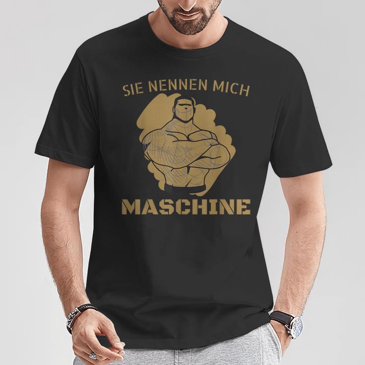 Bodybuilder Training Ich Name Mich Machine T-Shirt Lustige Geschenke