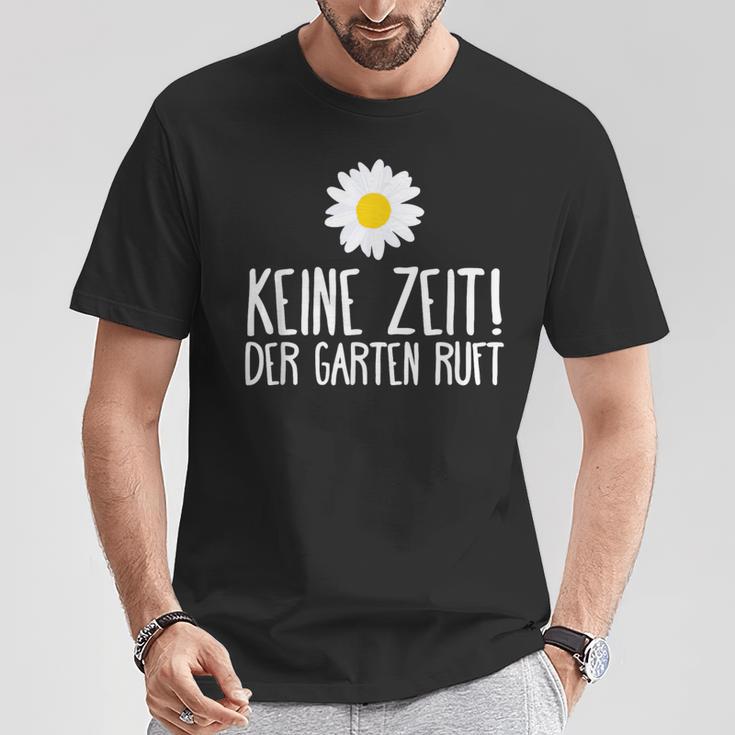 Der Garten Call Garden Gardening Humour T-Shirt Lustige Geschenke