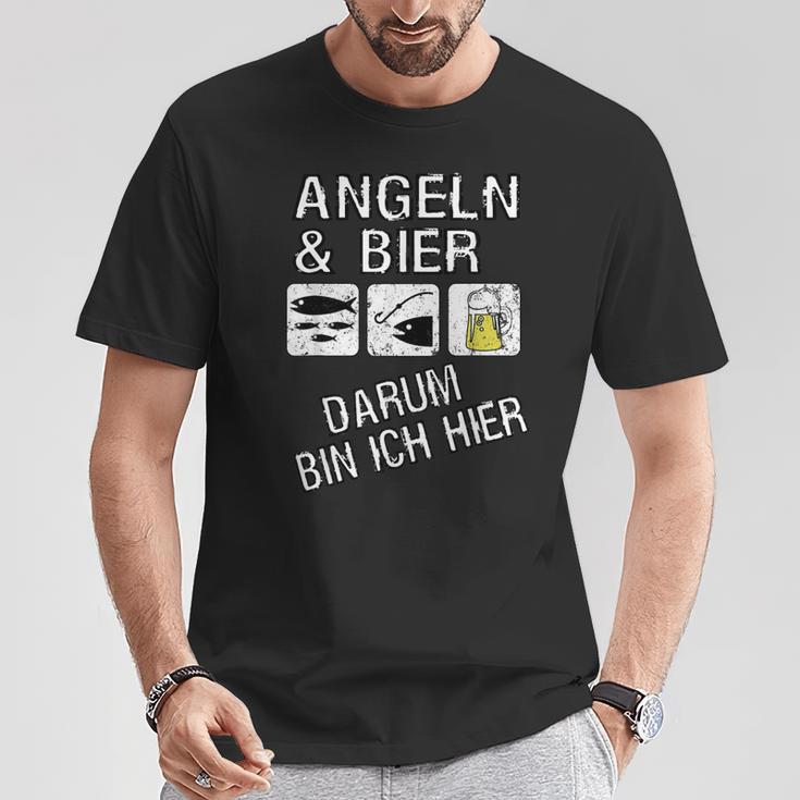 Fishing Fishing And Beer For Fisherman T-Shirt Lustige Geschenke