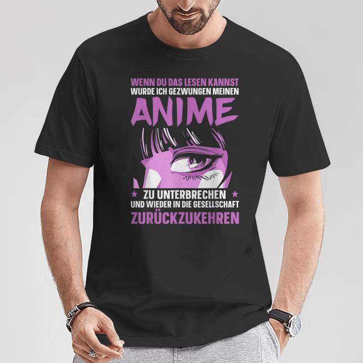 Gezwungen My Anime Zu Unterbreak Japanese T-Shirt Lustige Geschenke