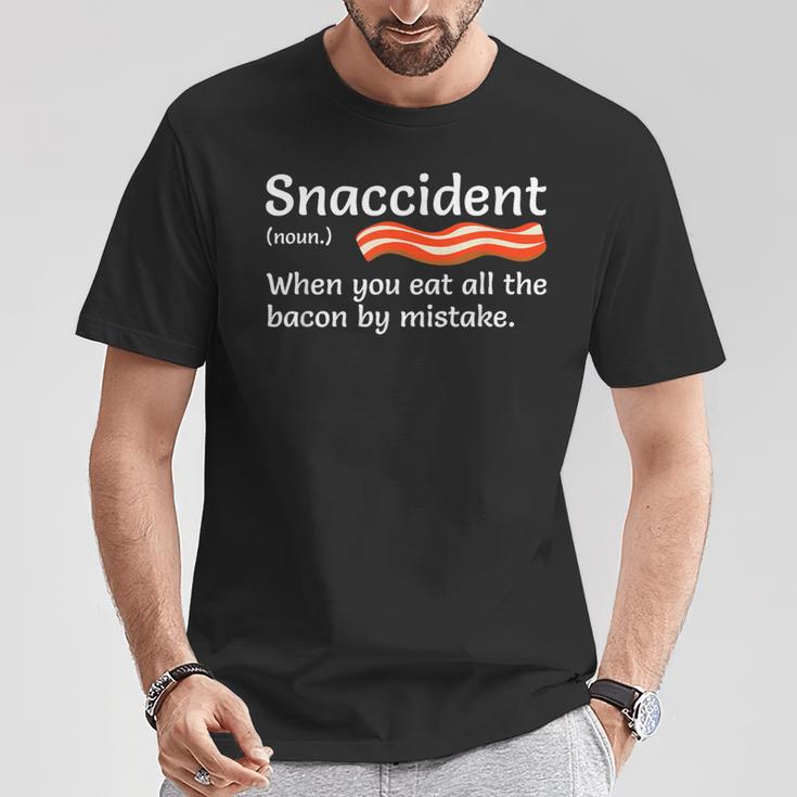 Good Bacon Snaccident Food From Accident T-Shirt Lustige Geschenke