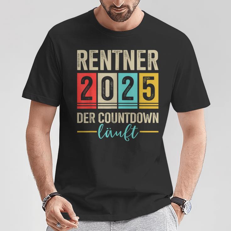 Pensioner 2025 Countdown Running For Retirement T-Shirt Lustige Geschenke