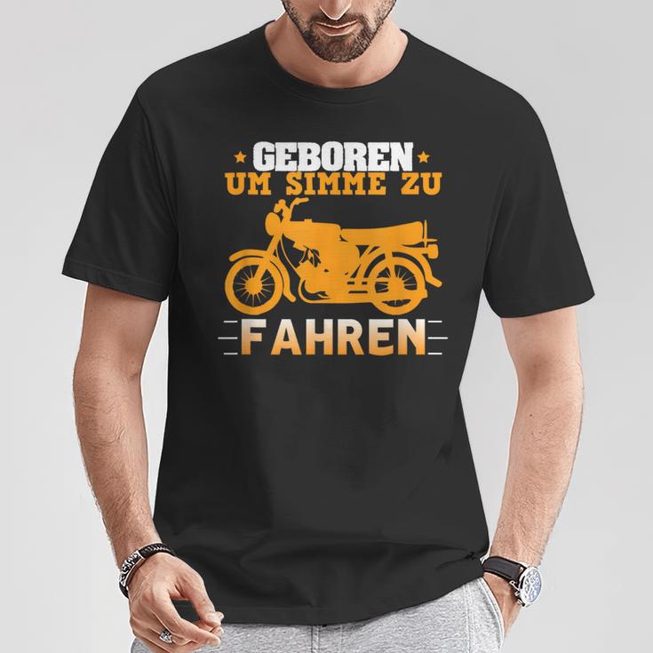 'Geboren Um S-51 Zu Fahren' Simson S51 Oldtimer T-Shirt Lustige Geschenke