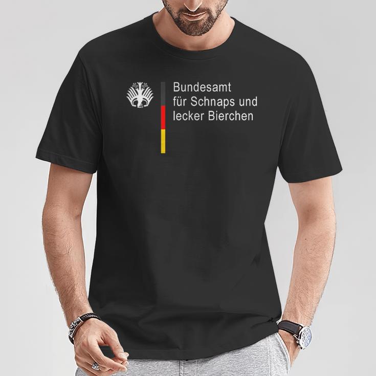 German Federal Office For Schnapps And Delicious Beer Fun T-Shirt Lustige Geschenke